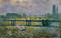Puente de Charing Cross Reflexiones sobre el Támesis Claude Monet